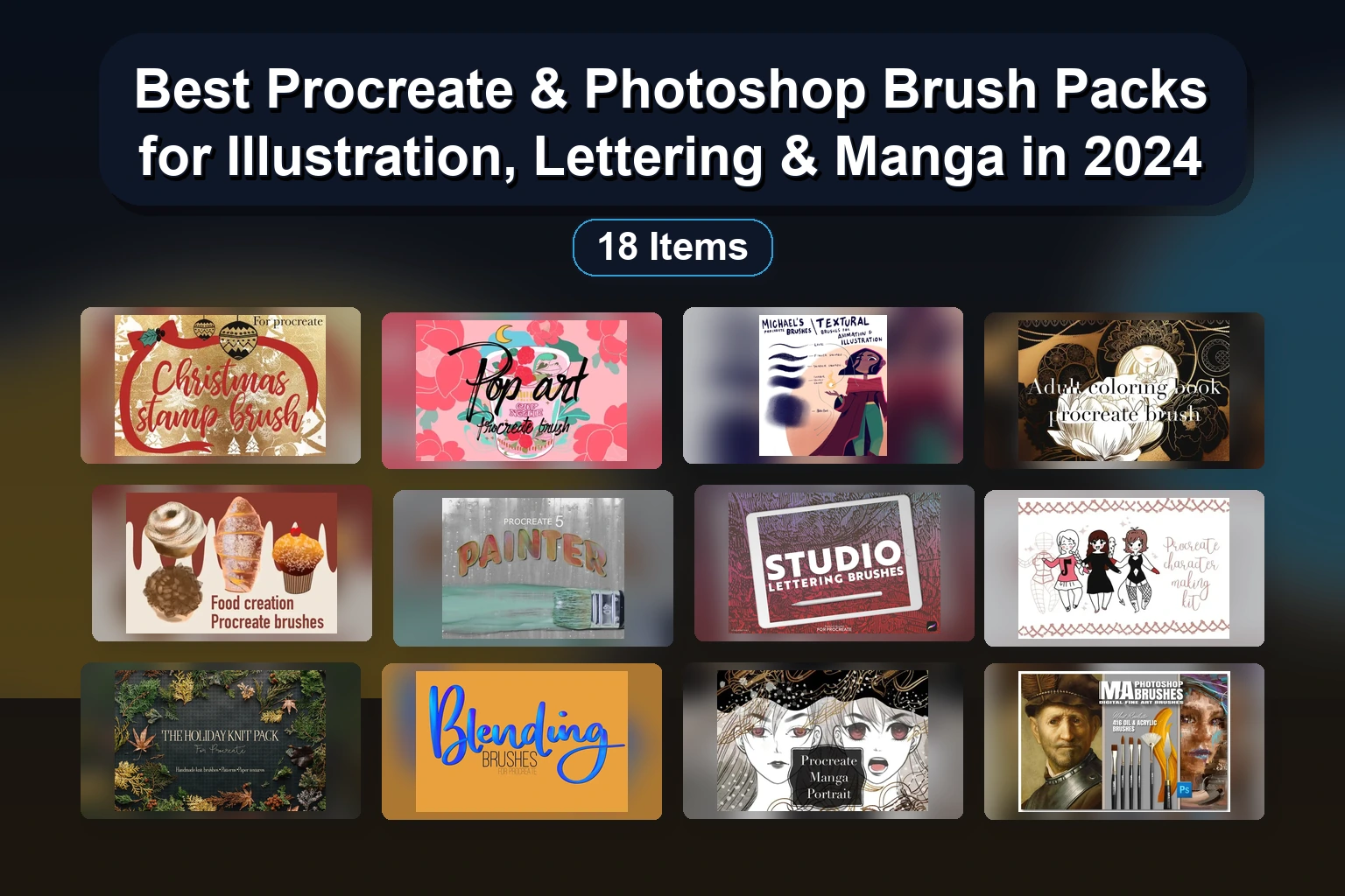 Best Procreate & Photoshop Brush Packs for Illustration, Lettering & Manga in 2024 1 Best Procreate & Photoshop Brush Packs for Illustration, Lettering & Manga in 2024 Best Procreate Photoshop Brush Packs for Illustration Lette collage b5c1484a 1781853137
