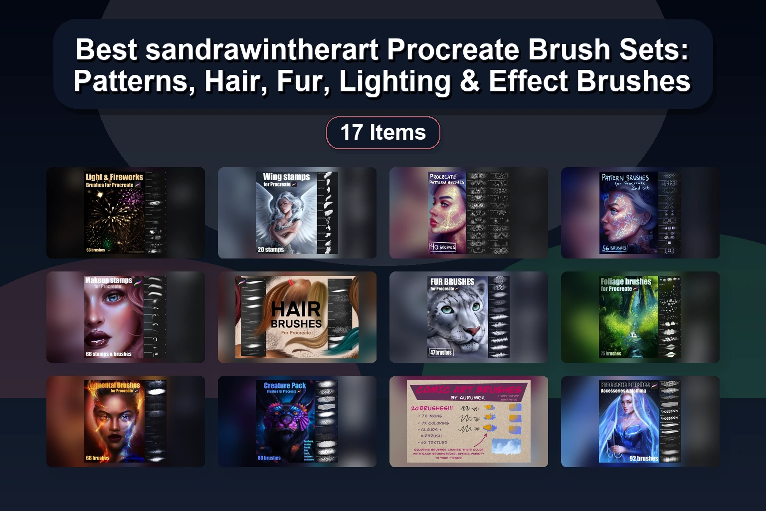Samolevsky Abstract Shapes & Backgrounds Bundle for Photoshop & Illustrator
