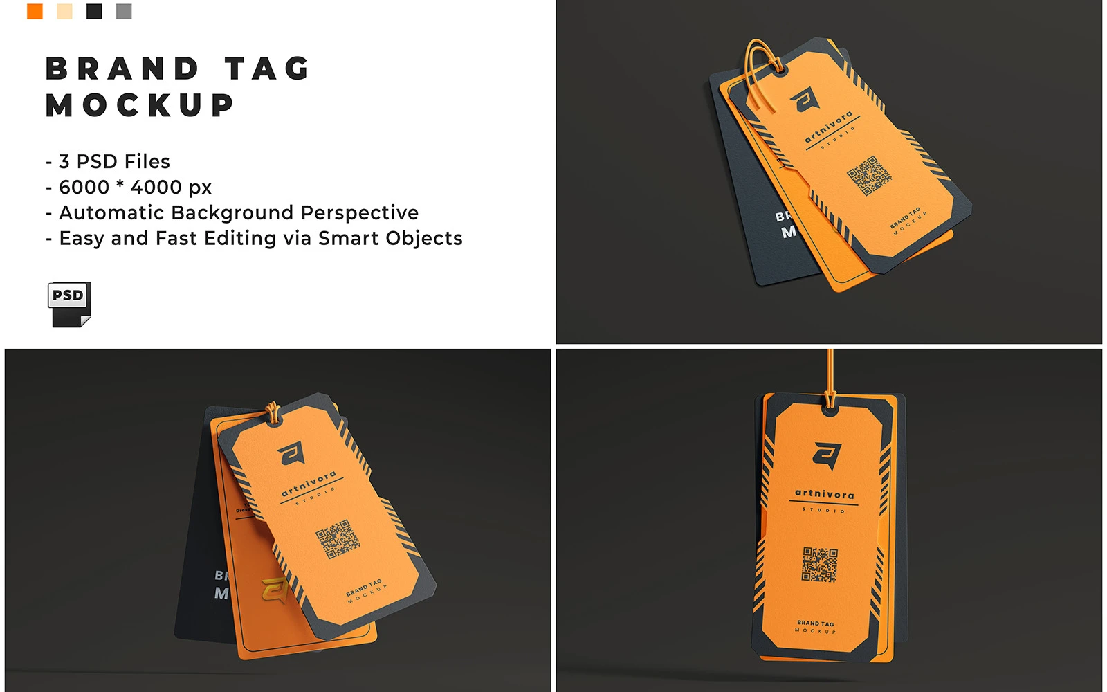 Brand Tag Mockup Template 2 3 Brand Tag Mockup Template 2 - Image 3