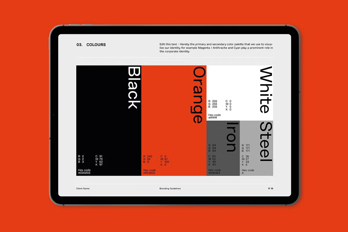 Branding Guidelines Template 10 Branding Guidelines Template - Image 10