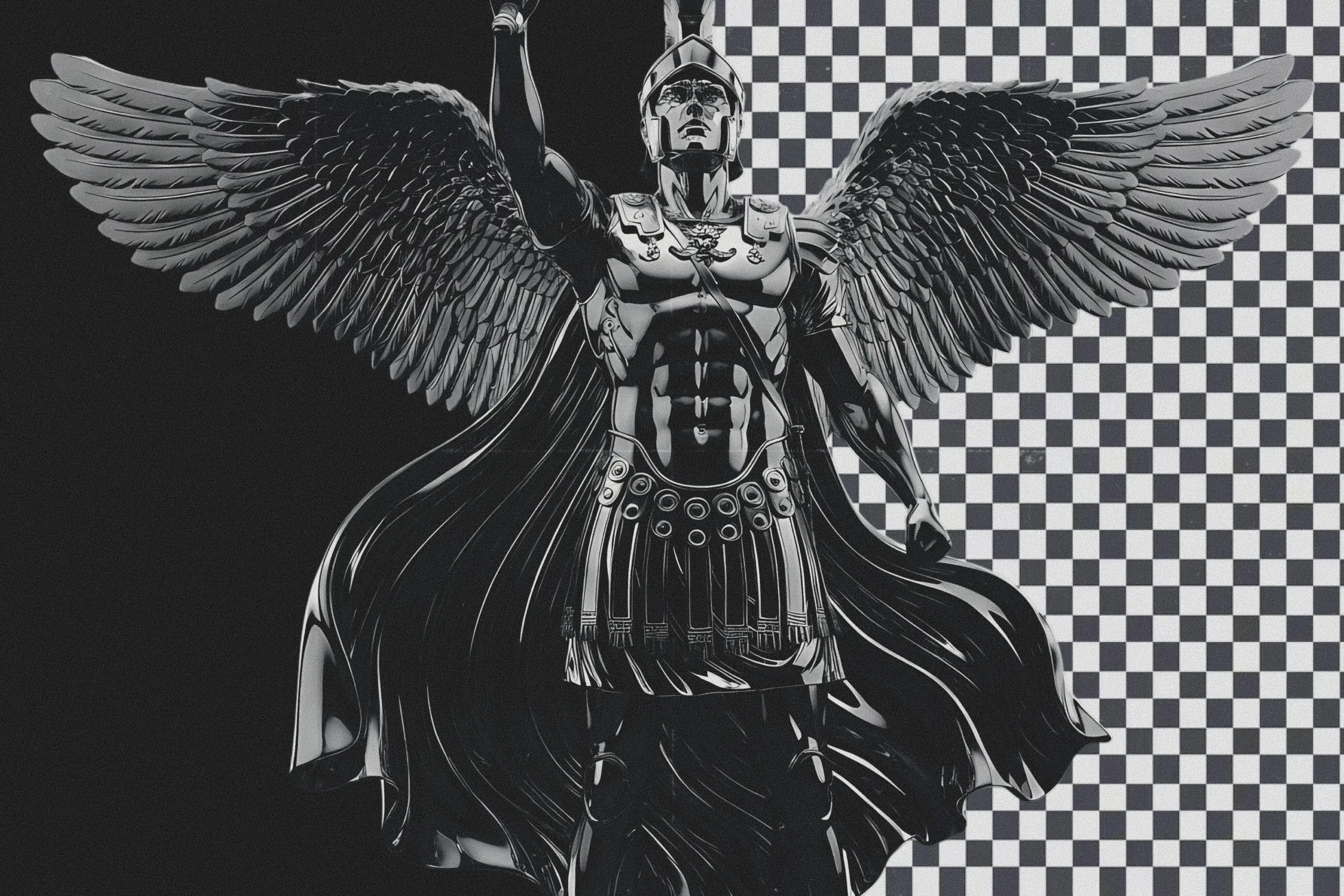 Chromatic Metal Statue PNG Collection 5 Chromatic Metal Statue PNG Collection - Image 5