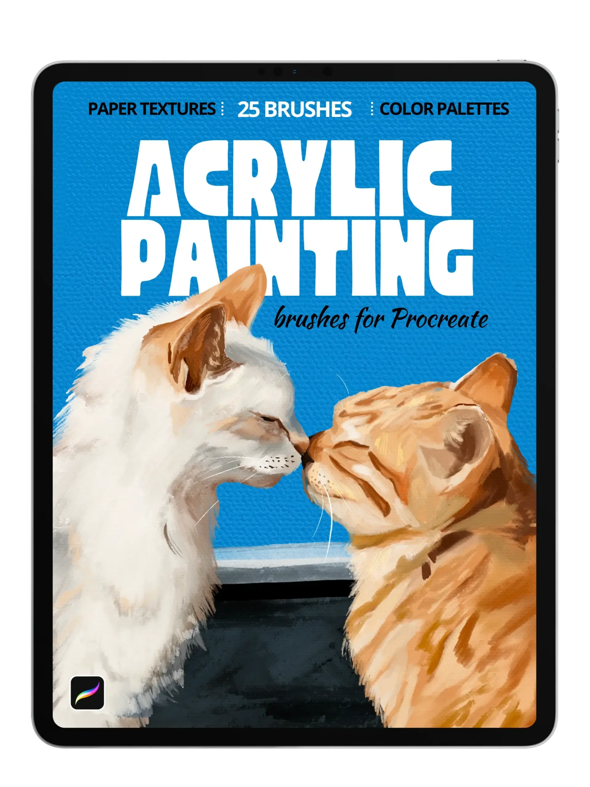 Acrylic Painting Brushes 6 Acrylic Painting Brushes - Image 6