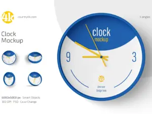 Clock Mockup Set