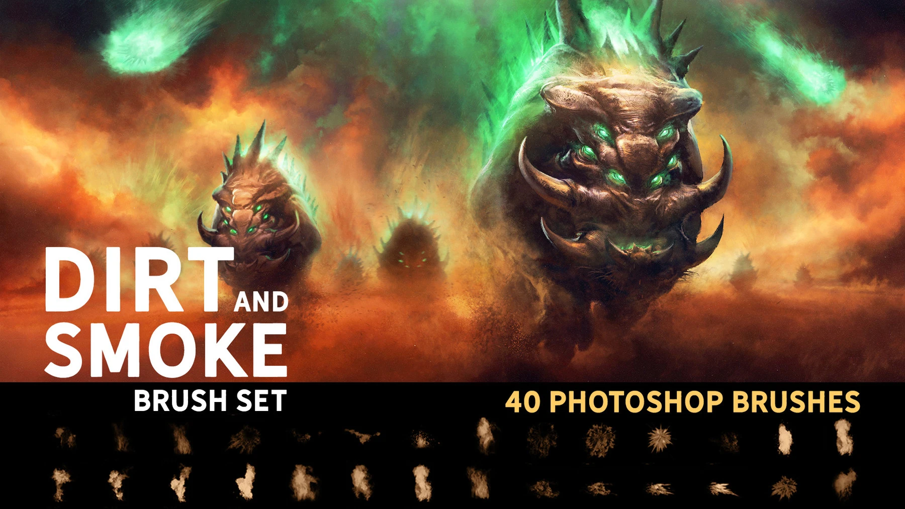 Dirt and Smoke Brush Set