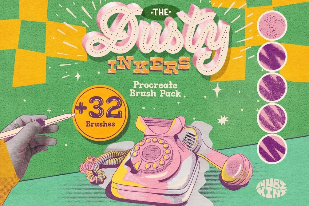 Dusty Inkers for Procreate