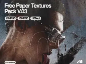 Free 300 Paper Textures Pack V.03