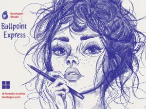 Multi App Ballpoint Pen Brushes