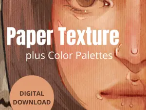 Overlay PNG Paper Textures and Color Palettes from Procreate | Best for Clip Studio & Ibis | NOT Brushes | Digital Download | Vintage Effect