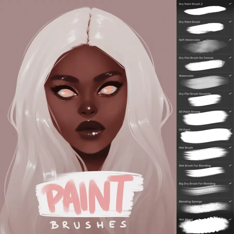 Paint Brush Set for Procreate