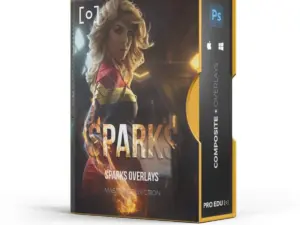 Digital Overlays for Photoshop, Photography & Creative Effects Cover image SPARKS FX OVERLAYS VOLUME 1 2