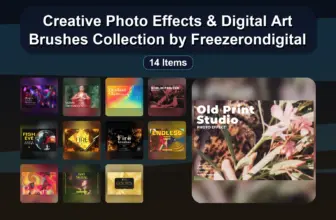 Creative Photo Effects & Digital Art Brushes Collection by Freezerondigital