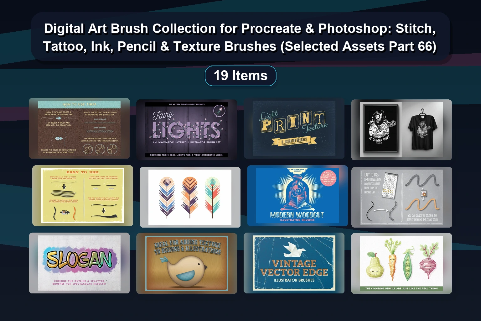 Ultimate Procreate Brush Bundle: Technical Drawing, Floral, Texture & Ink Brushes for Digital Art & Illustration