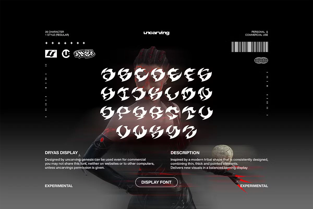 Dryas - Display Font 4 Dryas - Display Font - Image 4