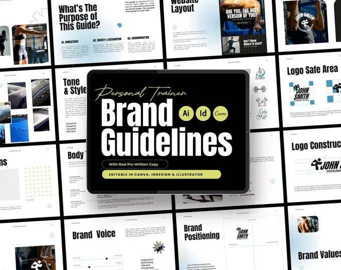Elegant Brand Style Guide Template 4 Elegant Brand Style Guide Template - Image 4