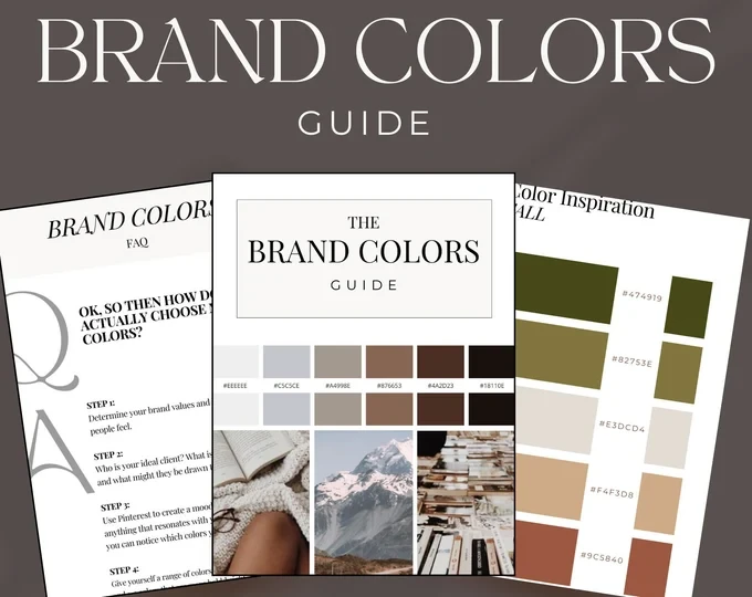 Elegant Brand Style Guide Template 5 Elegant Brand Style Guide Template - Image 5