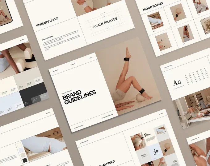 Elegant Brand Style Guide Template 17 Elegant Brand Style Guide Template - Image 17