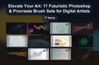 Elevate Your Art: 17 Futuristic Photoshop & Procreate Brush Sets for Digital Artists