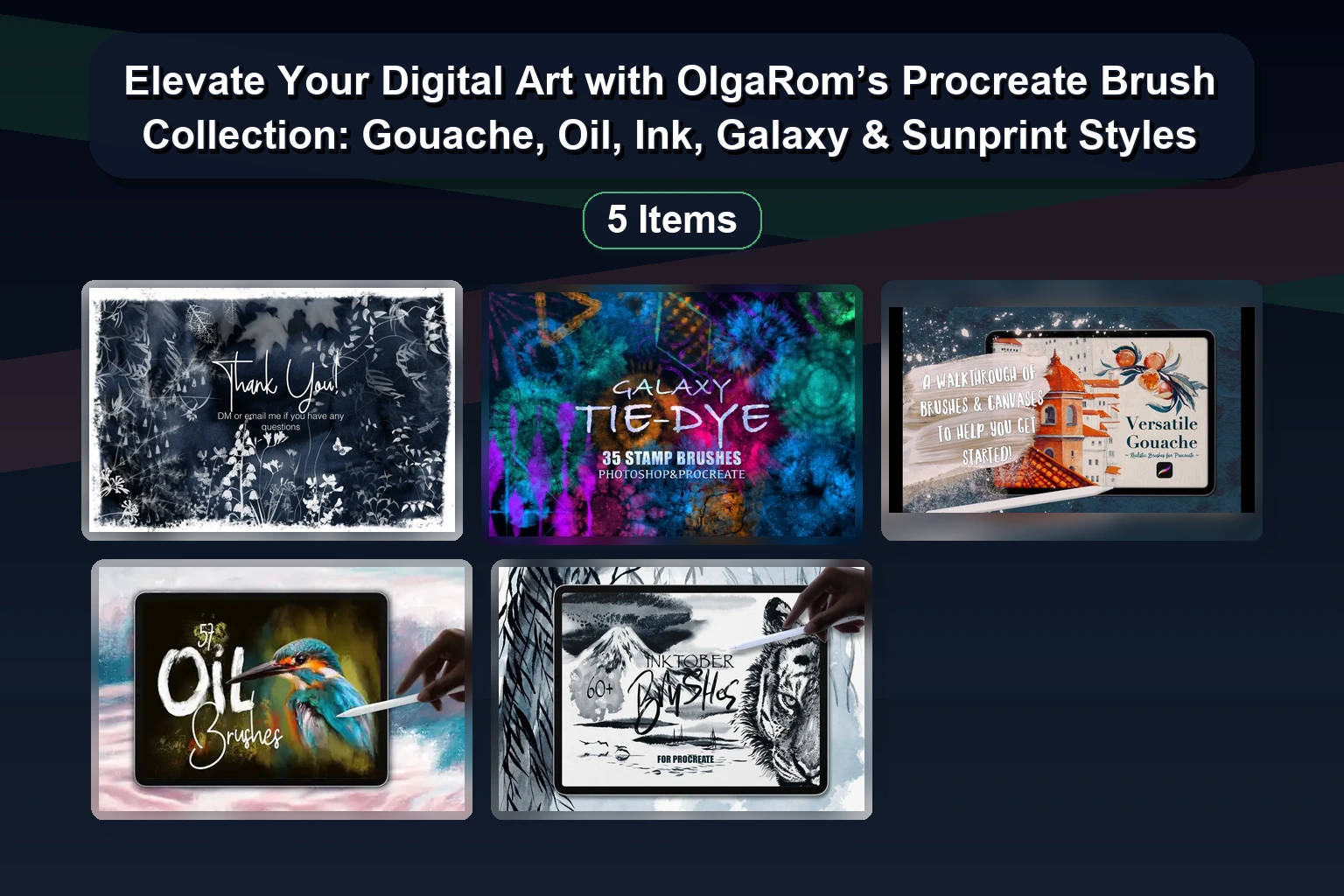 Nurmiftah Procreate Brushes Collection Part 2: Lettering, Texture & Glow Effects for Digital Art