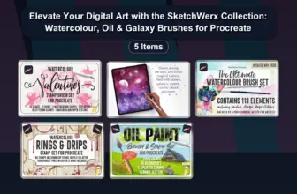 Elevate Your Digital Art with the SketchWerx Collection: Watercolour, Oil & Galaxy Brushes for Procreate