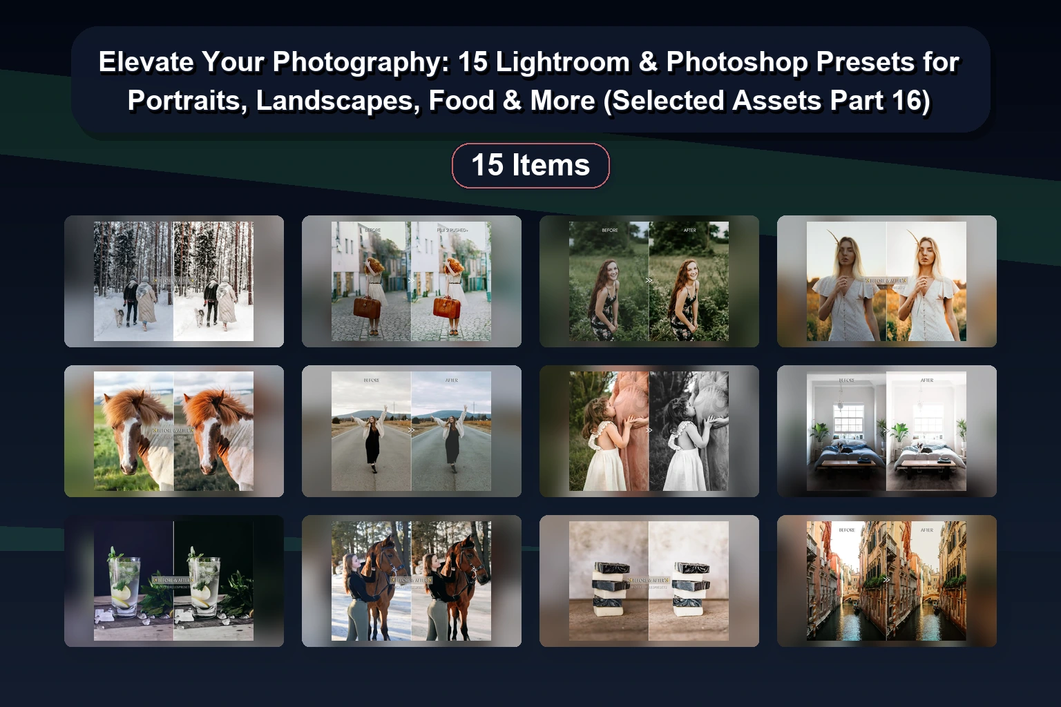 15 Nature-Inspired Onyx to Wisteria Lightroom Presets for Mobile & Desktop