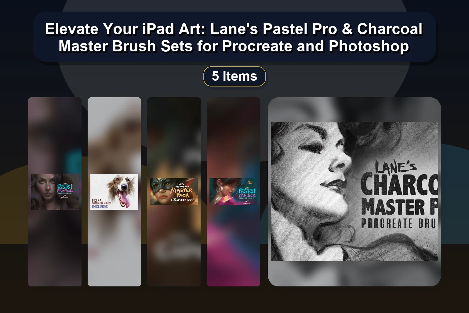 Explore Katie Cannon Designs’ Handmade Procreate Brushes & Stamp Sets for Digital Art