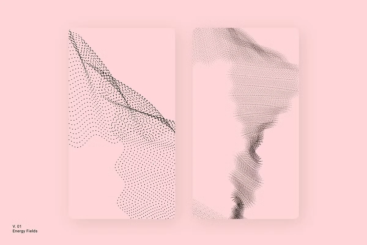 Energy Fields - Wavy Vector Elements 17 Energy Fields - Wavy Vector Elements - Image 17