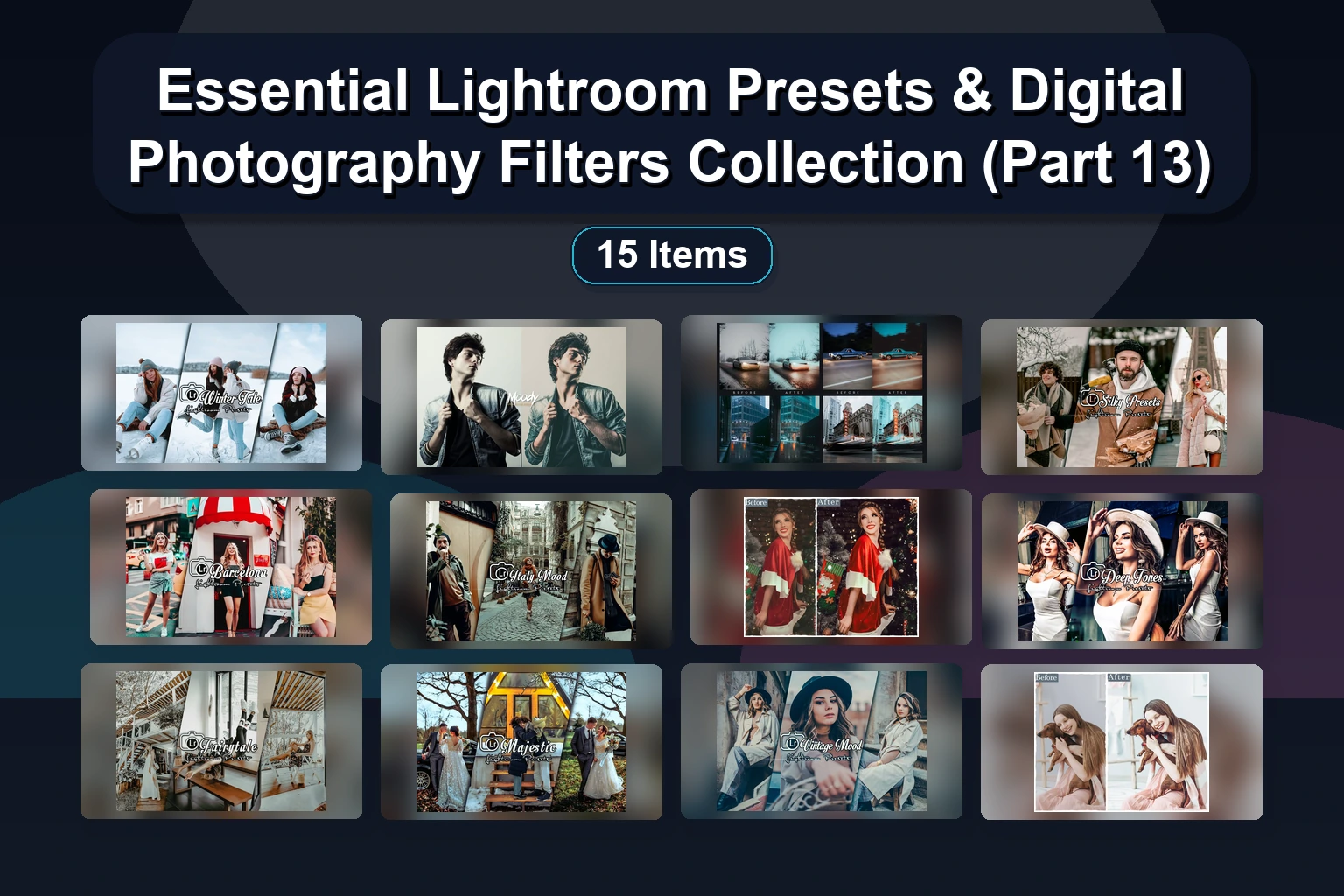 Elevate Your Photography with 17 Lightroom Preset Packs for Landscapes, Portraits, & Creative Color Grading