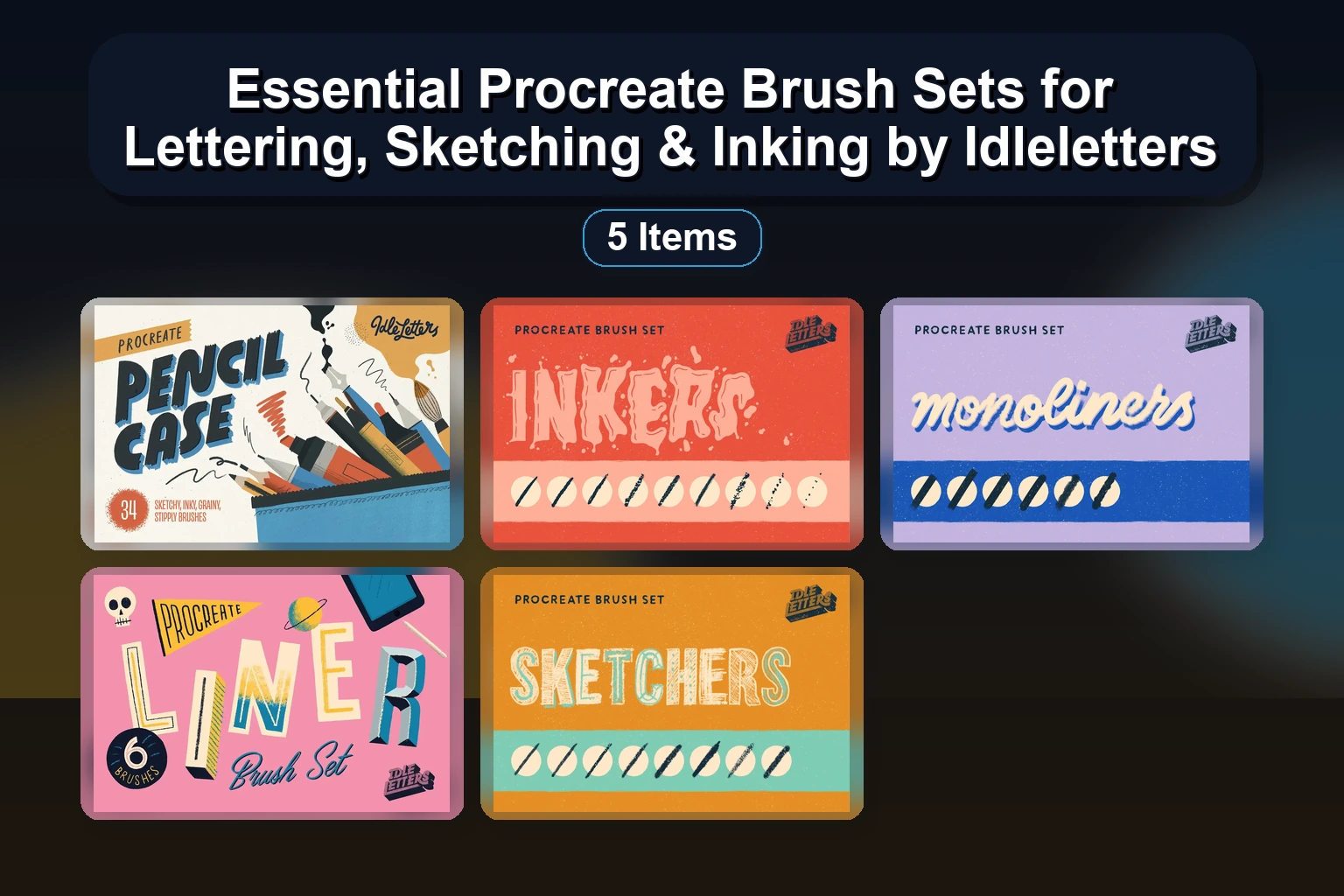 idelotama Procreate Brushes & Color Palettes Collection Part 2 – Festive, Seasonal & Everyday Digital Art Tools