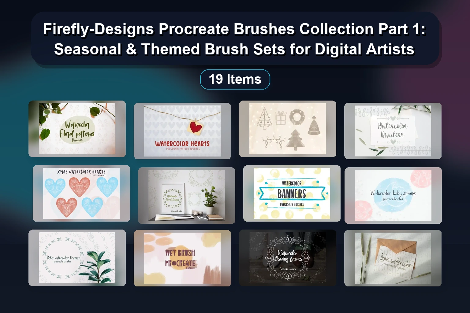 Firefly-Designs Procreate Brushes Collection Part 1: Seasonal & Themed Brush Sets for Digital Artists 1 Firefly-Designs Procreate Brushes Collection Part 1: Seasonal & Themed Brush Sets for Digital Artists Firefly Designs Procreate Brushes Collection Part 1 Seasonal collage 6f863d80 1781887991