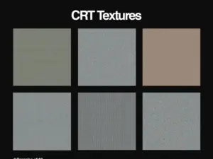 Home Free Y2k Gameboy Mockup CRT Textures Pack4