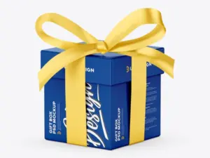 Gift Box Mockup