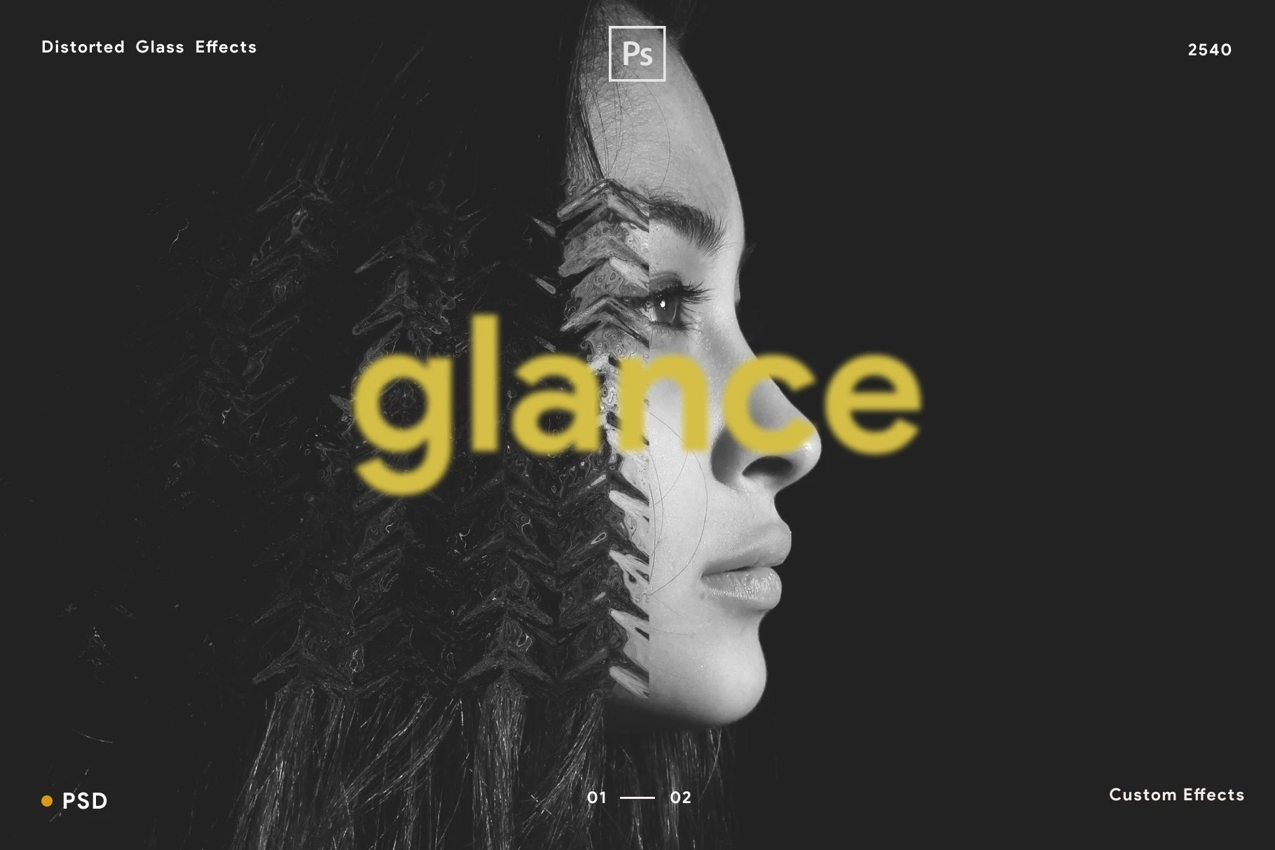 Glance Frosted Distorted Glass Ps 7 Glance Frosted Distorted Glass Ps - Image 7