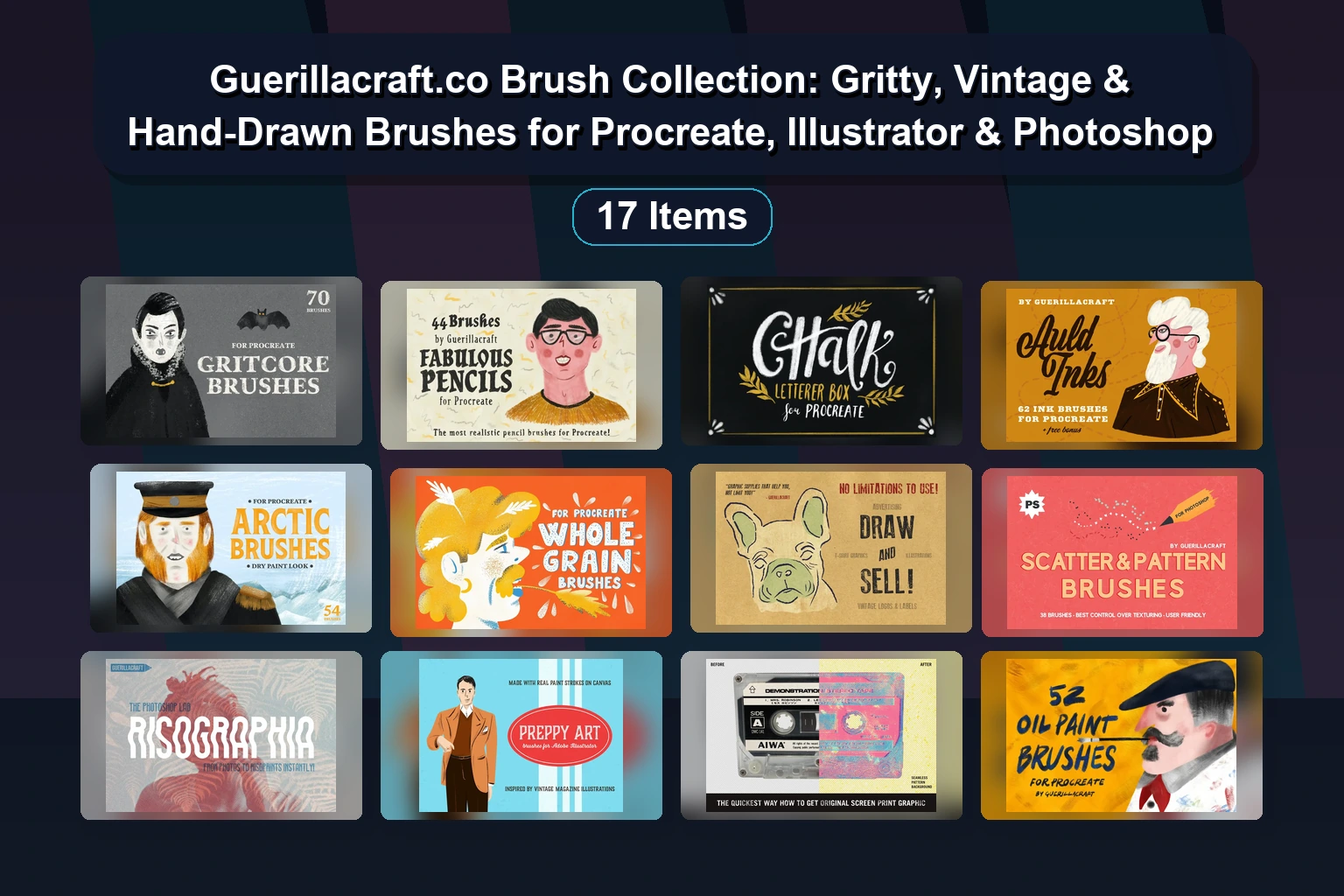 Helga_helga Procreate Brushes & Design Elements – Floral, Watercolor & Tribal Patterns