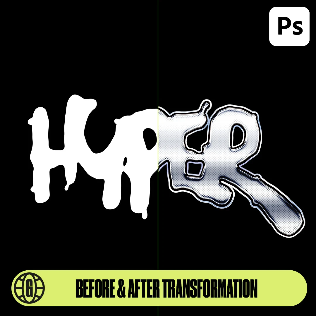 Hyper Chrome Text Styles Pack (Vol. 1) 10 Hyper Chrome Text Styles Pack (Vol. 1) - Image 10