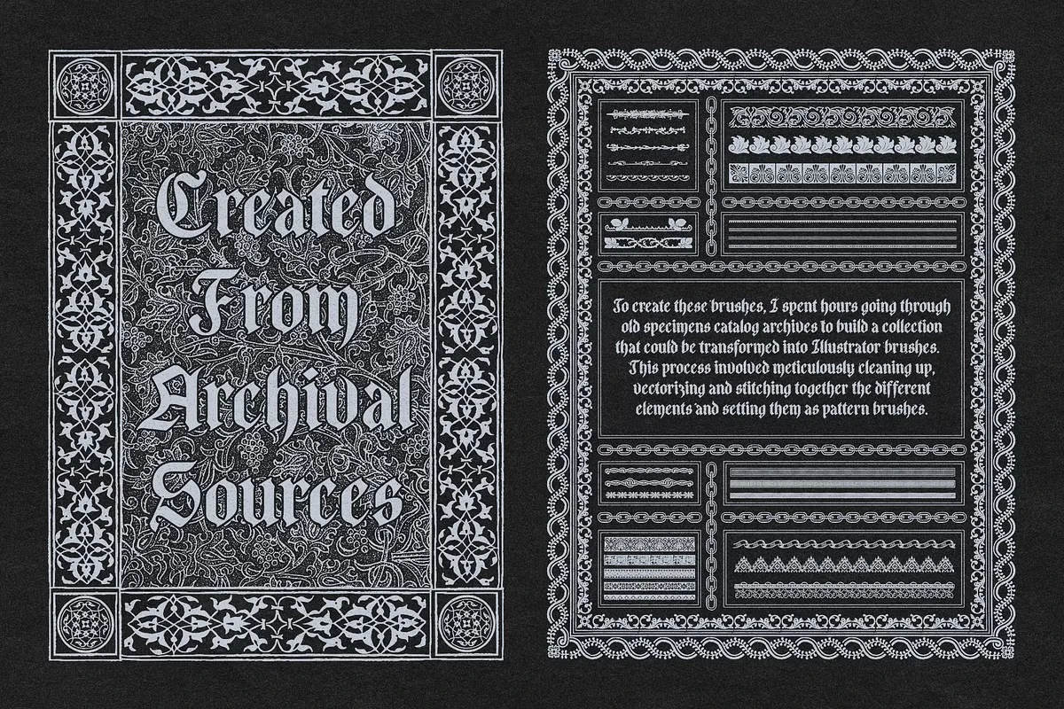 Illustrator Frames Brushes 4 Illustrator Frames Brushes - Image 4