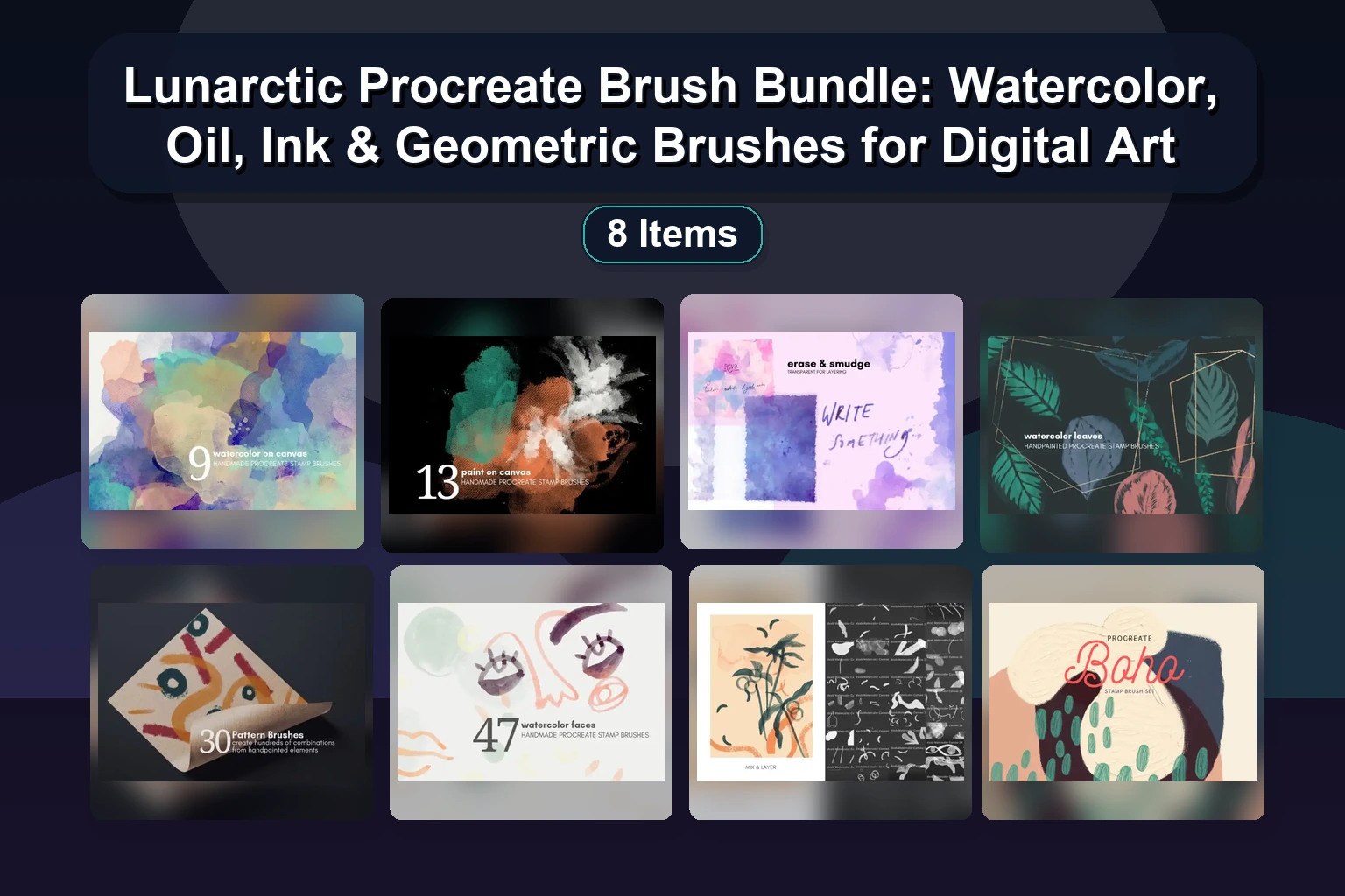 Master Digital Art with lettersart: Procreate Brushes, Swatches & Textures for DIY Cards & Gifts