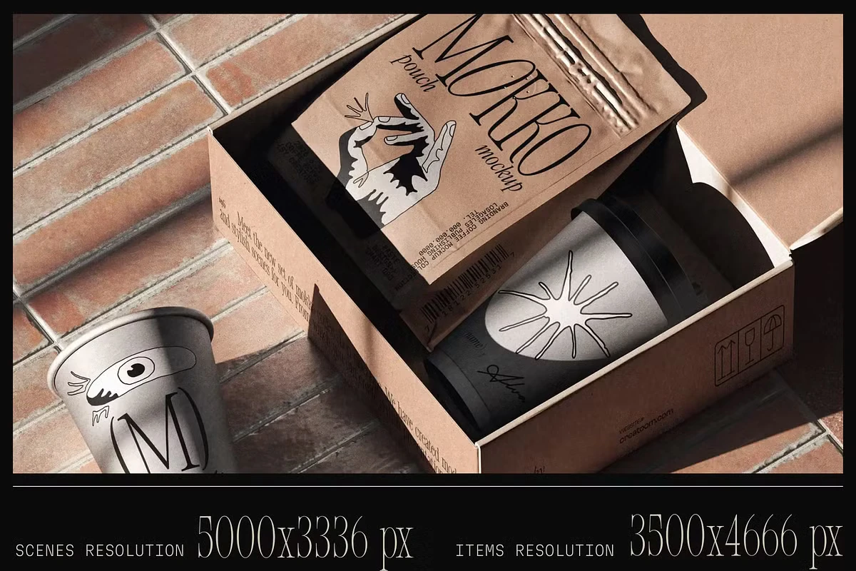 MOKKO - Coffee branding mockups 3 MOKKO - Coffee branding mockups - Image 3