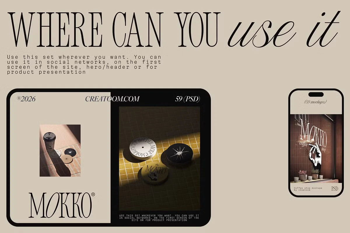 MOKKO - Coffee branding mockups 5 MOKKO - Coffee branding mockups - Image 5