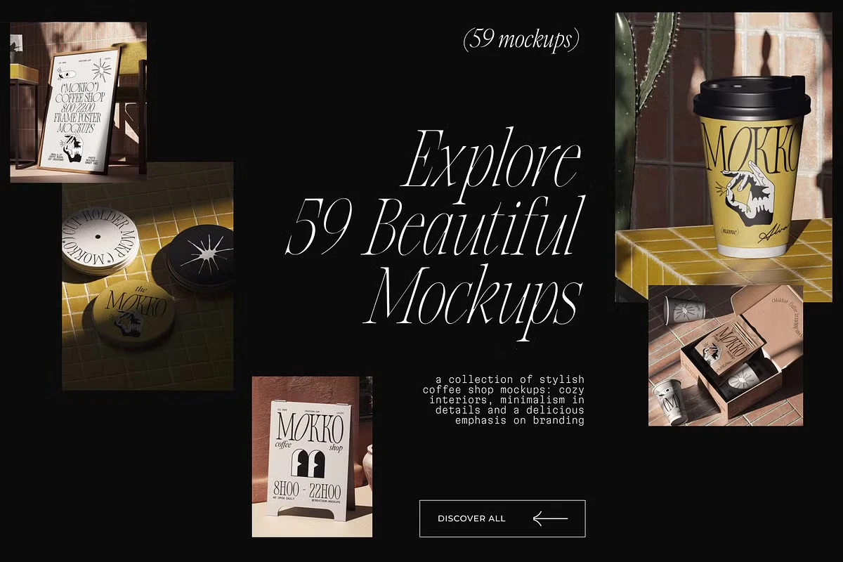 MOKKO - Coffee branding mockups 8 MOKKO - Coffee branding mockups - Image 8