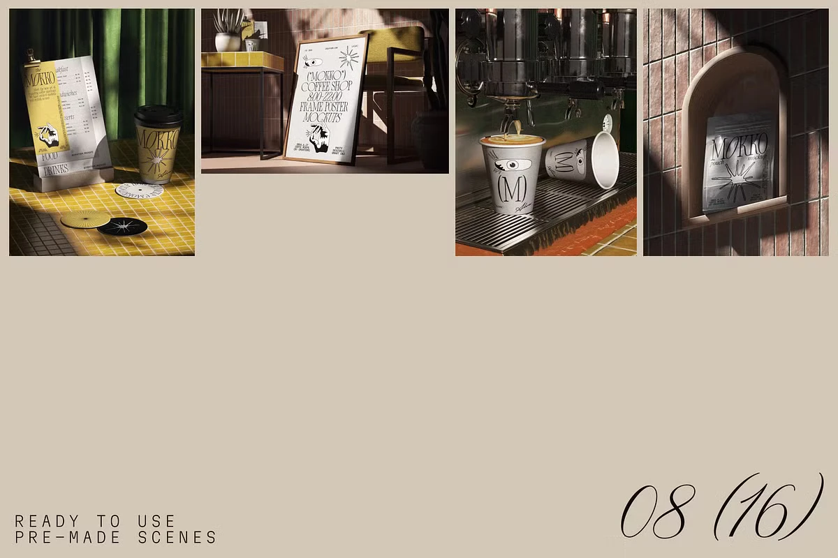 MOKKO - Coffee branding mockups 11 MOKKO - Coffee branding mockups - Image 11