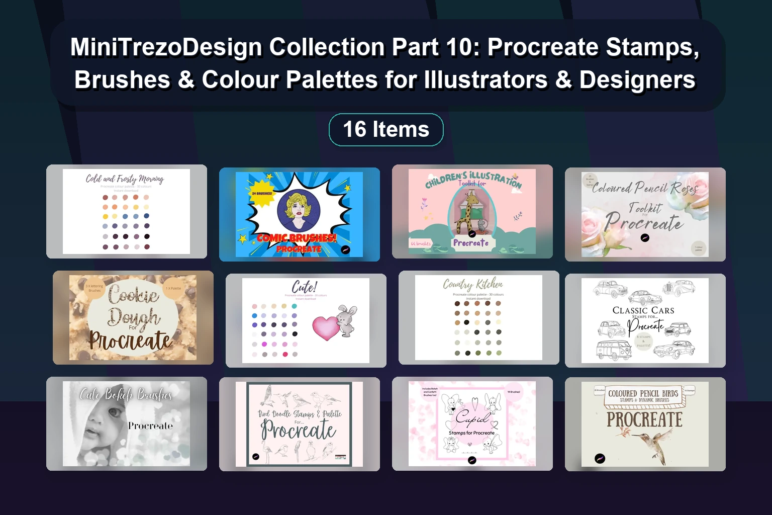 MixPixBox Photoshop Brushes Bundle: Bokeh, Lens Flare, Sun Rays, Smoke & Ribbon Effects