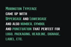 Morington Display Typeface 3 Morington Display Typeface - Image 3