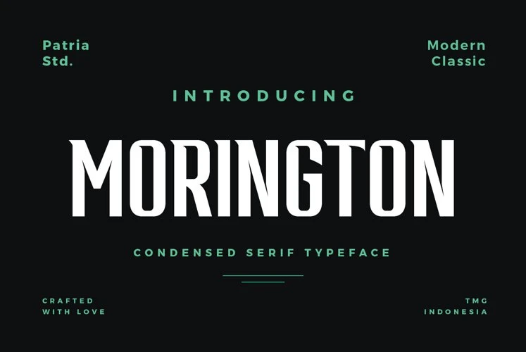 Morington Display Typeface 8 Morington Display Typeface - Image 8