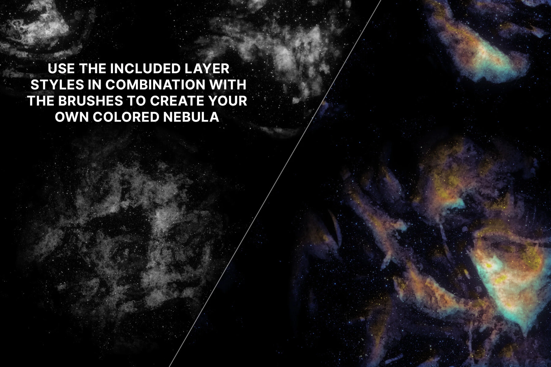 Nebula And Star Clusters (Brushes, Overlays, PNG) 9 Nebula And Star Clusters (Brushes, Overlays, PNG) - Image 9
