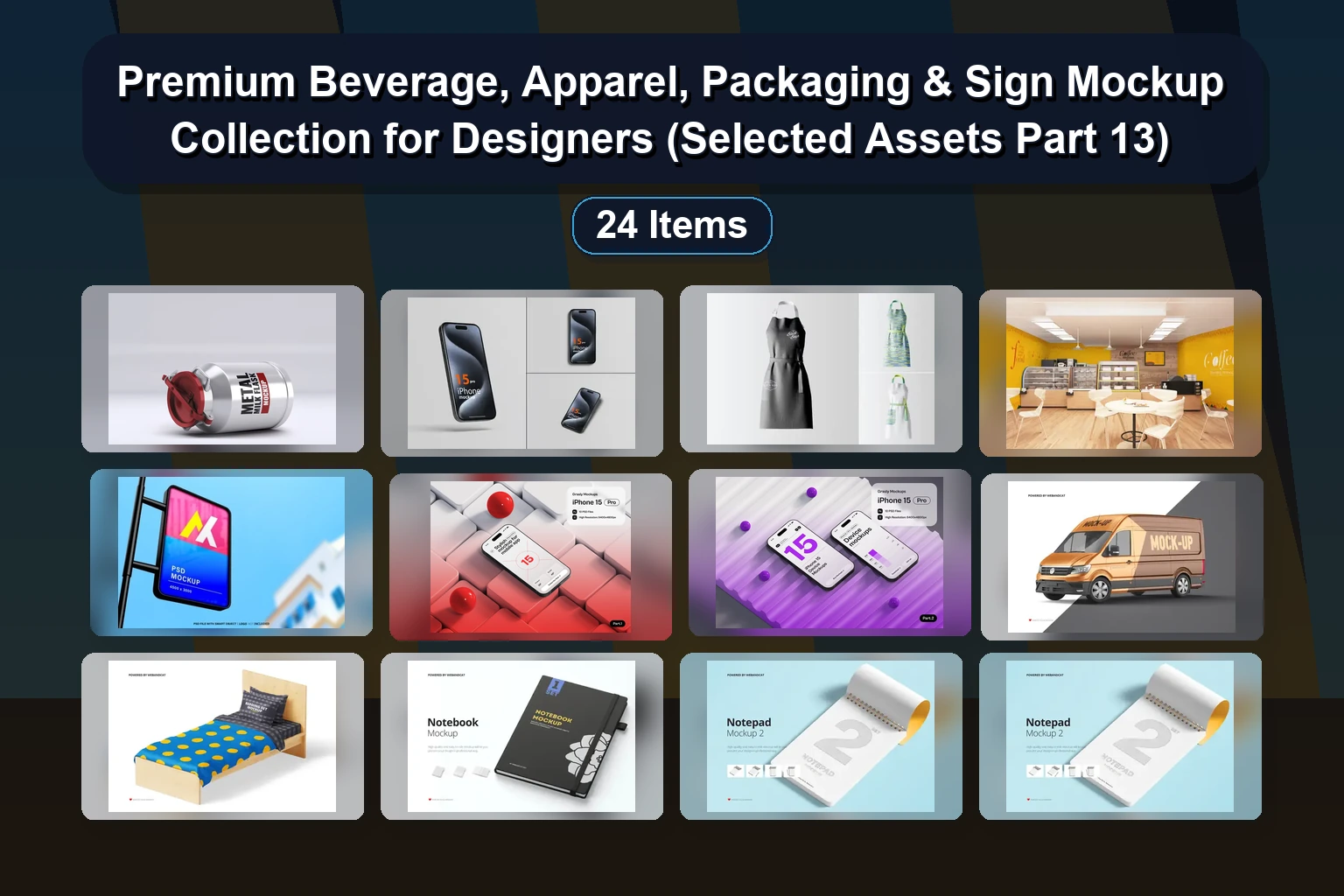 Premium Beverage, Apparel, Packaging & Sign Mockup Collection for Designers (Selected Assets Part 13) Premium Beverage Apparel Packaging Sign Mockup Collection f collage a0f915e3 1781869180