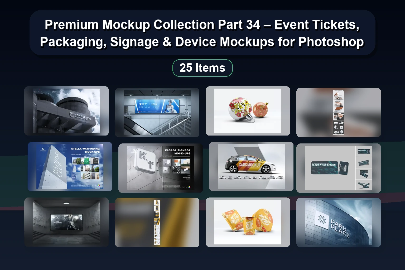 25 High-Resolution Branding & Packaging Mockups for Designers (Selected Assets Part 33)