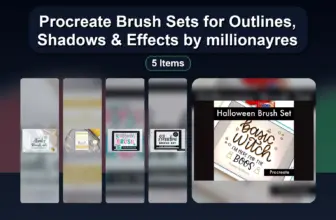 Procreate Brush Sets for Outlines, Shadows & Effects by millionayres