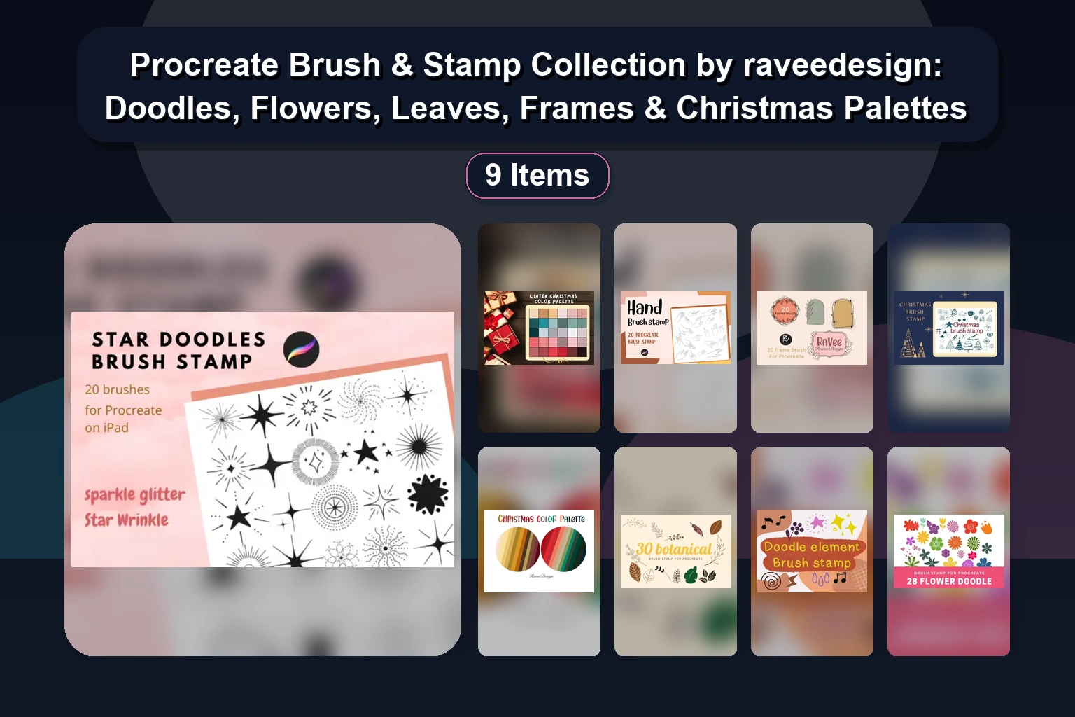 RaikaiRan’s Ultimate Clip Studio Paint Brush Collection: Lace, Fabric, Punk Spikes, Villain Weapons & Fishnet Textures