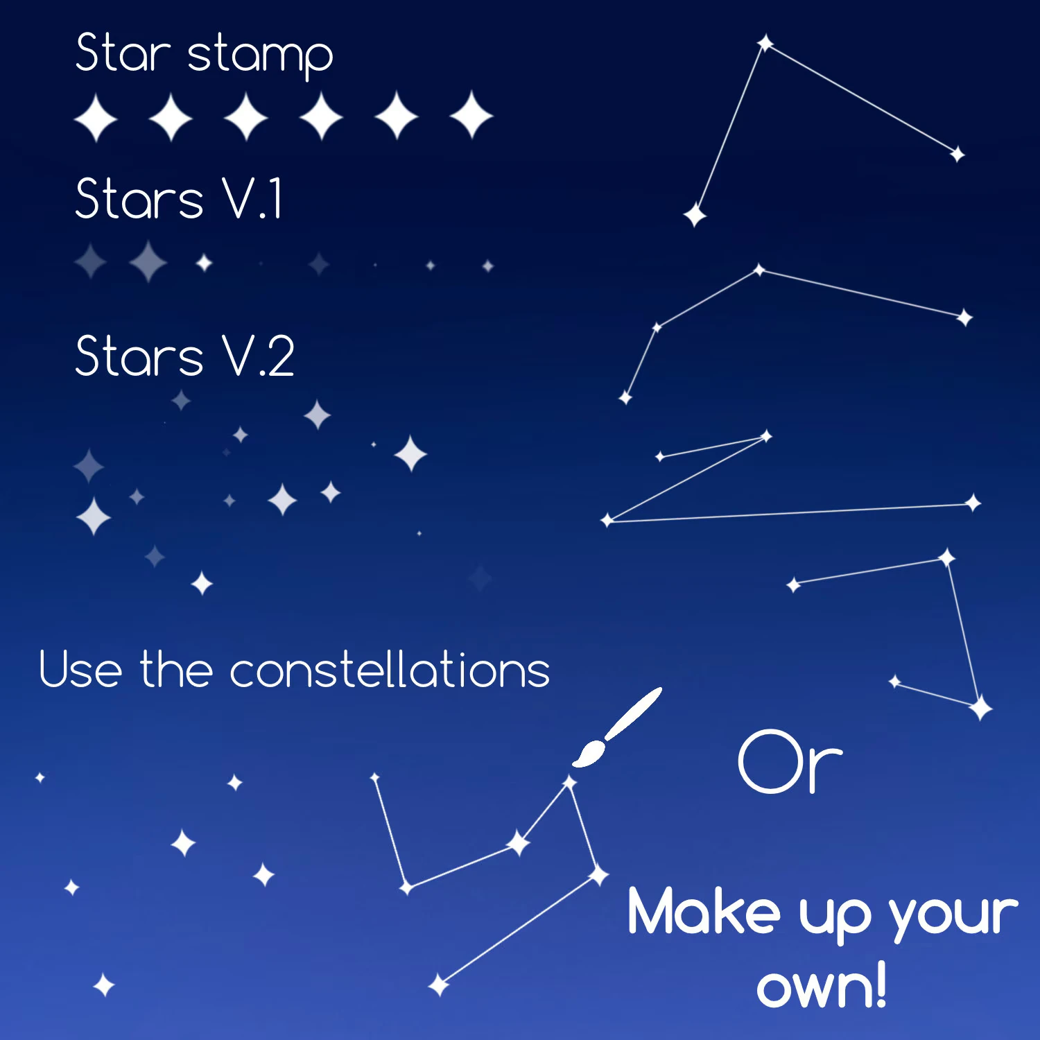Procreate Clouds brush pack for anime & manga | Brushes for iPad, Clouds brushes, Stars brushes, Constellation brushes 12 Procreate Clouds brush pack for anime & manga | Brushes for iPad, Clouds brushes, Stars brushes, Constellation brushes - Image 12