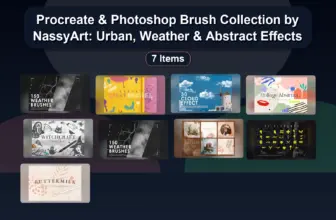 Procreate & Photoshop Brush Collection by NassyArt: Urban, Weather & Abstract Effects